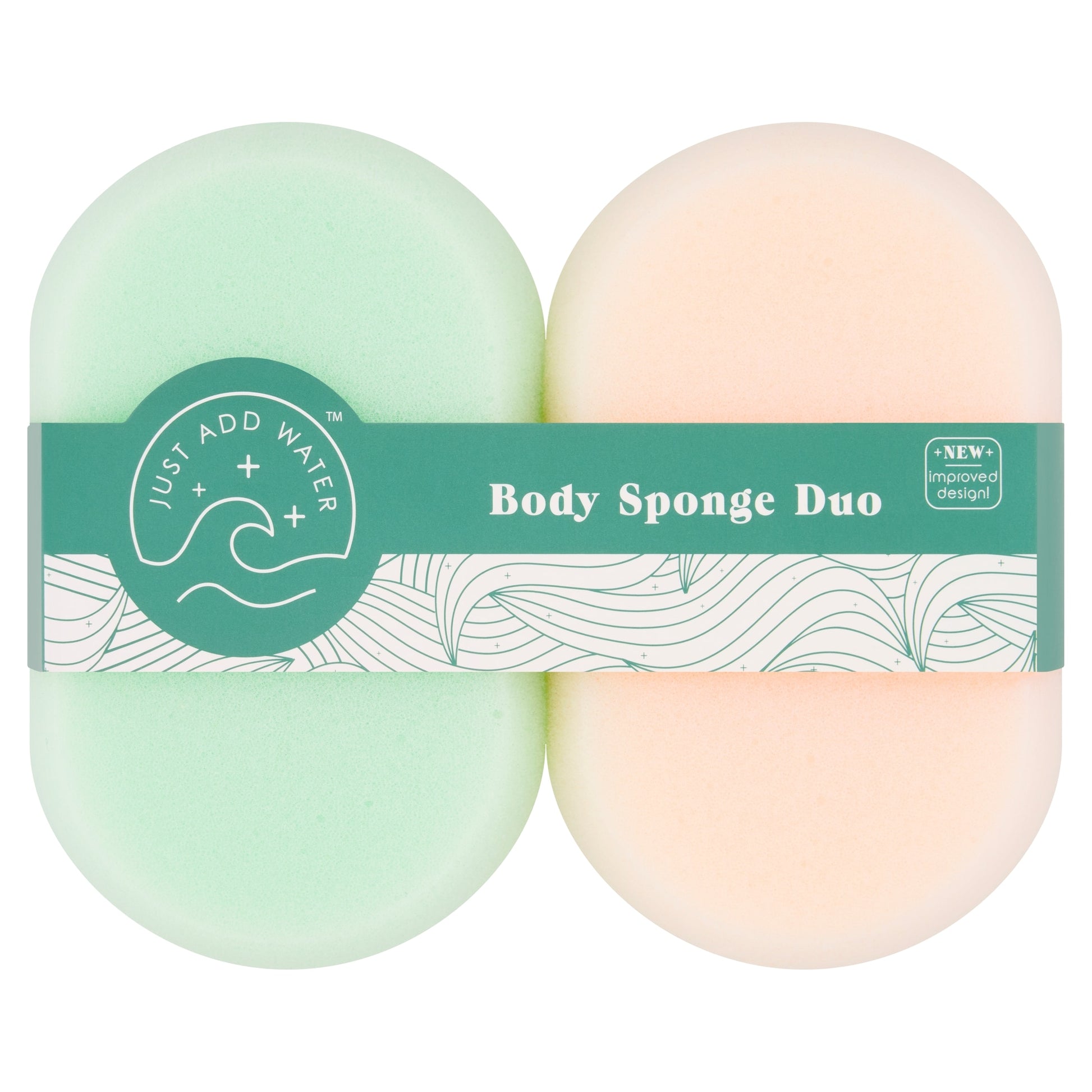 Just Add Water Body Sponge Duo — image 1