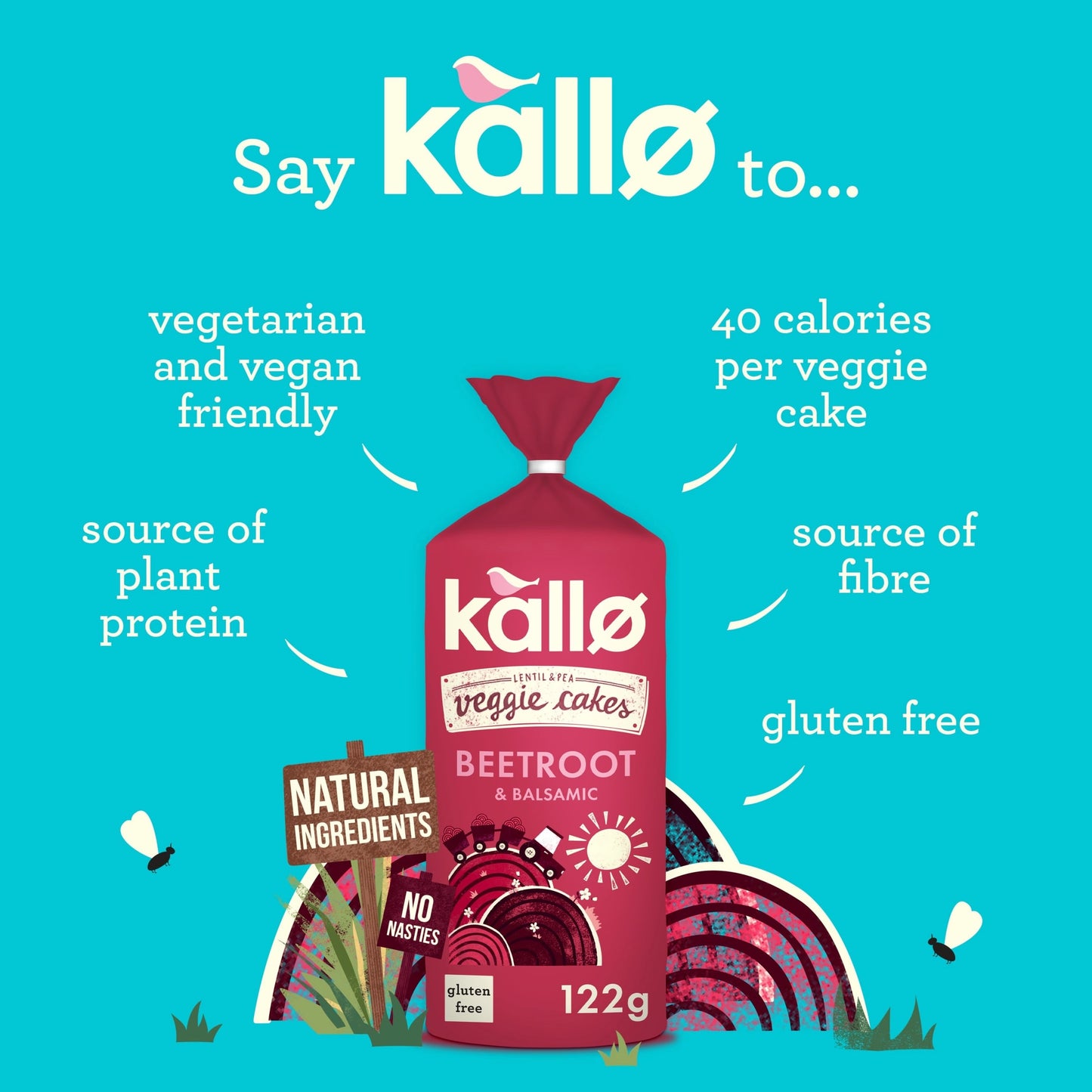 Kallo Beetroot Veggie Cakes 122g — image 2