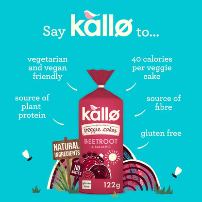 Kallo Beetroot Veggie Cakes 122g — image 2
