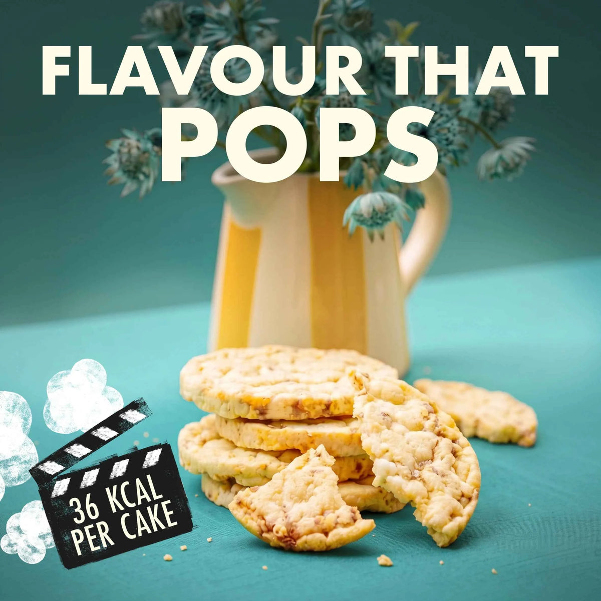 kallo Caramel Popped Corn Cakes 125g