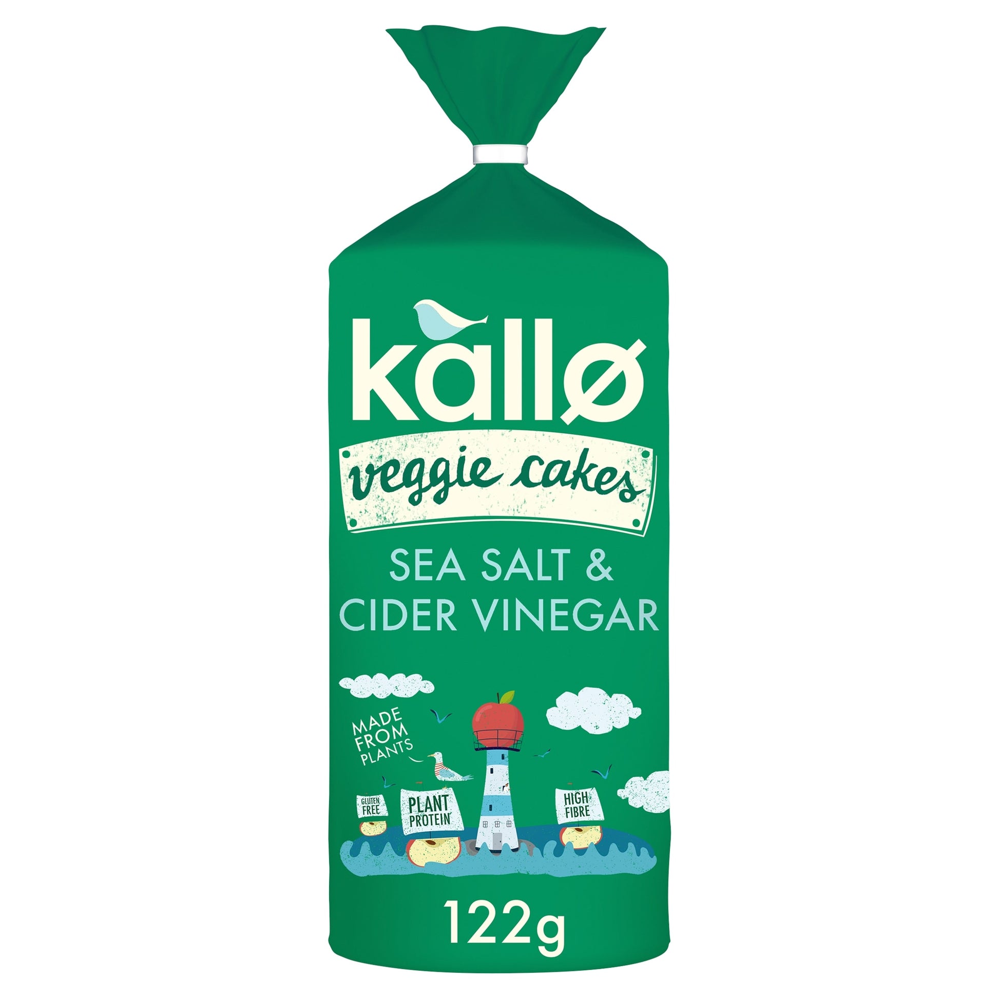 Kallo Lentil & Pea Veggie Cakes Sea Salt & Cider Vinegar 122g — image 1