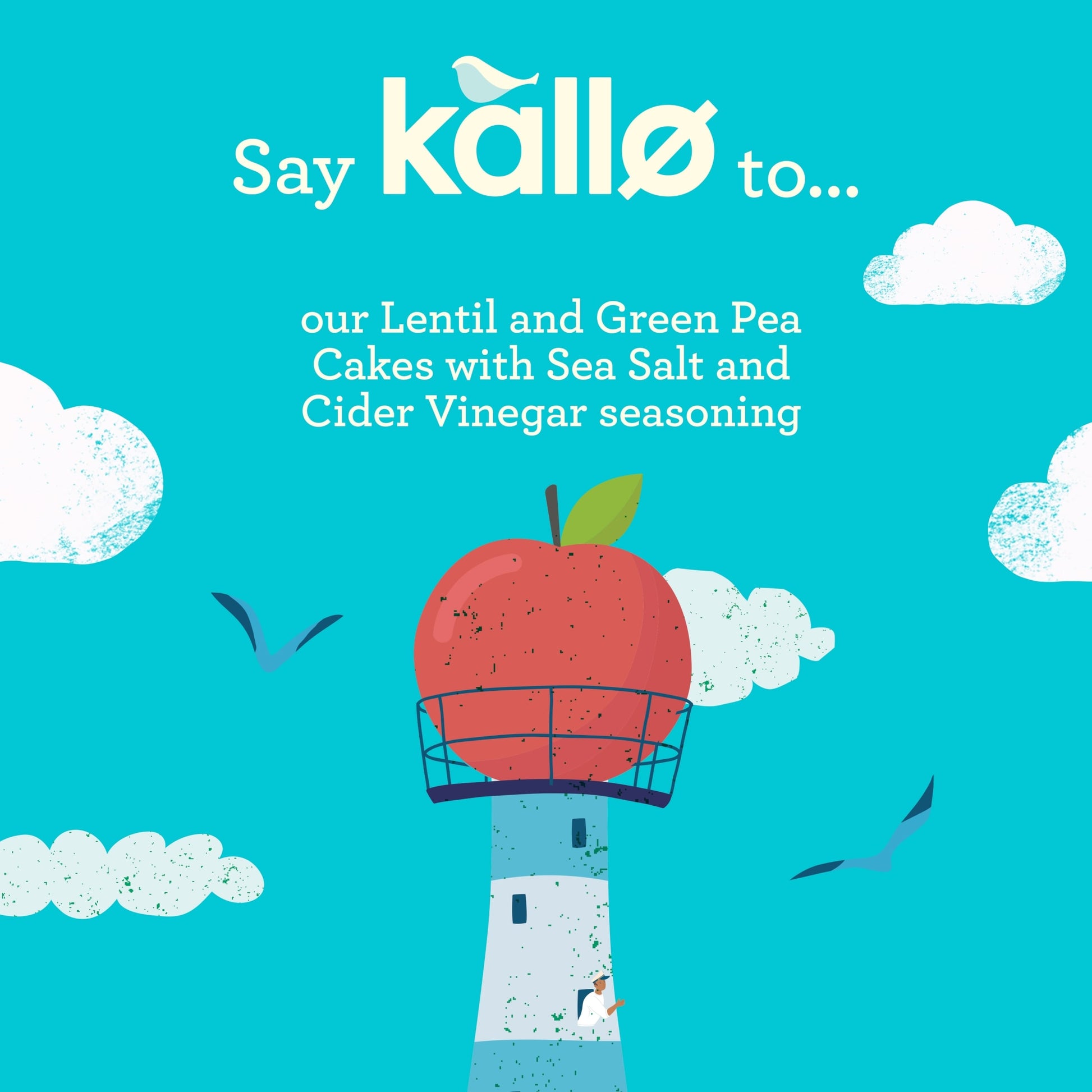 Kallo Lentil & Pea Veggie Cakes Sea Salt & Cider Vinegar 122g — image 3