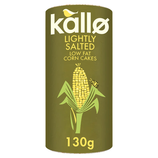 Kallo Lightly Salted Low Fat Corn Cakes 130g — image 1