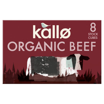 Kallo Organic Beef Stock Cubes 8 Pack 88g — image 1