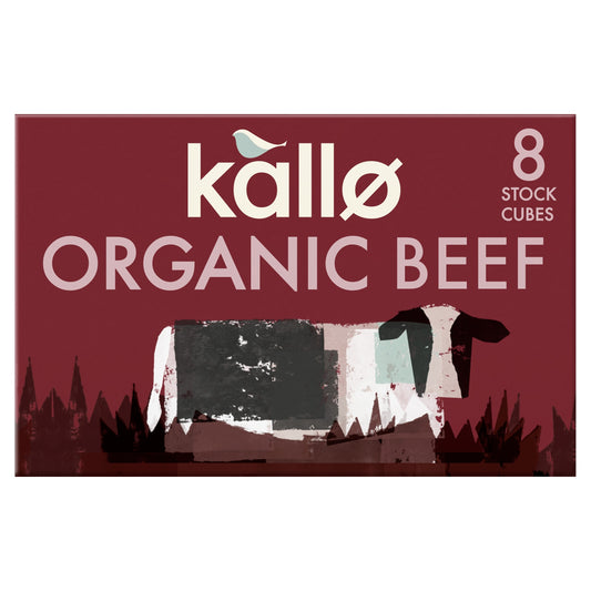 Kallo Organic Beef Stock Cubes 8 Pack 88g — image 1