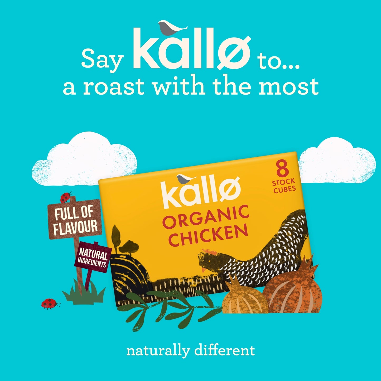 Kallo Organic Chicken Stock Cubes 8Pk 88G — image 5