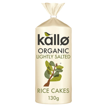 Kallo Organic Lightly Salted Wholegrain Rice Cake 130G — image 1