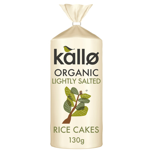 Kallo Organic Lightly Salted Wholegrain Rice Cake 130G — image 1