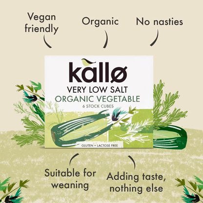 Kallo Organic Low Salt Vegetable Stock Cube 60G — image 2