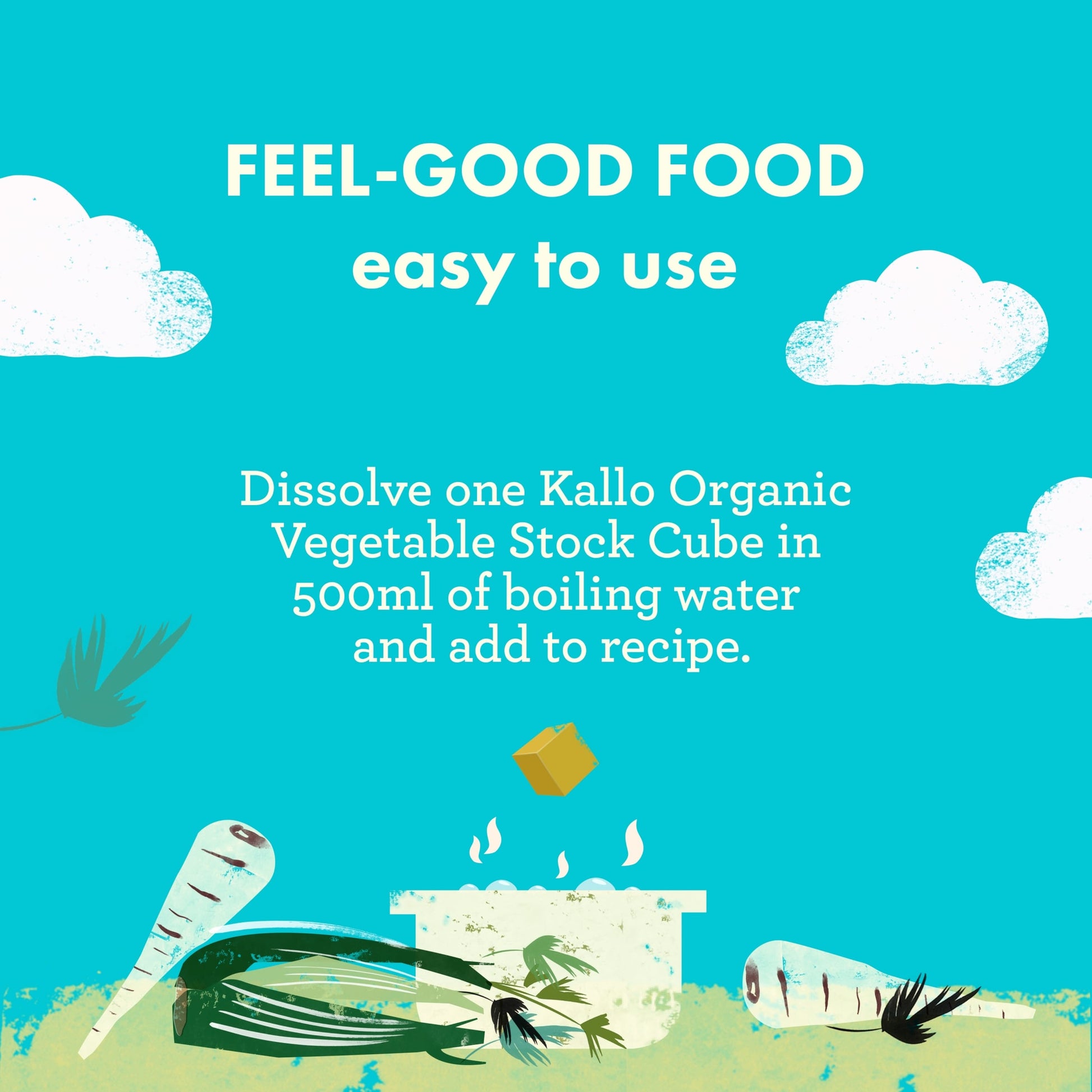Kallo Organic Vegetable Stock Cubes 8 Pack 88g — image 4