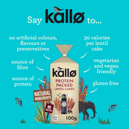 Kallo Protein Lentil Cakes 100G — image 2
