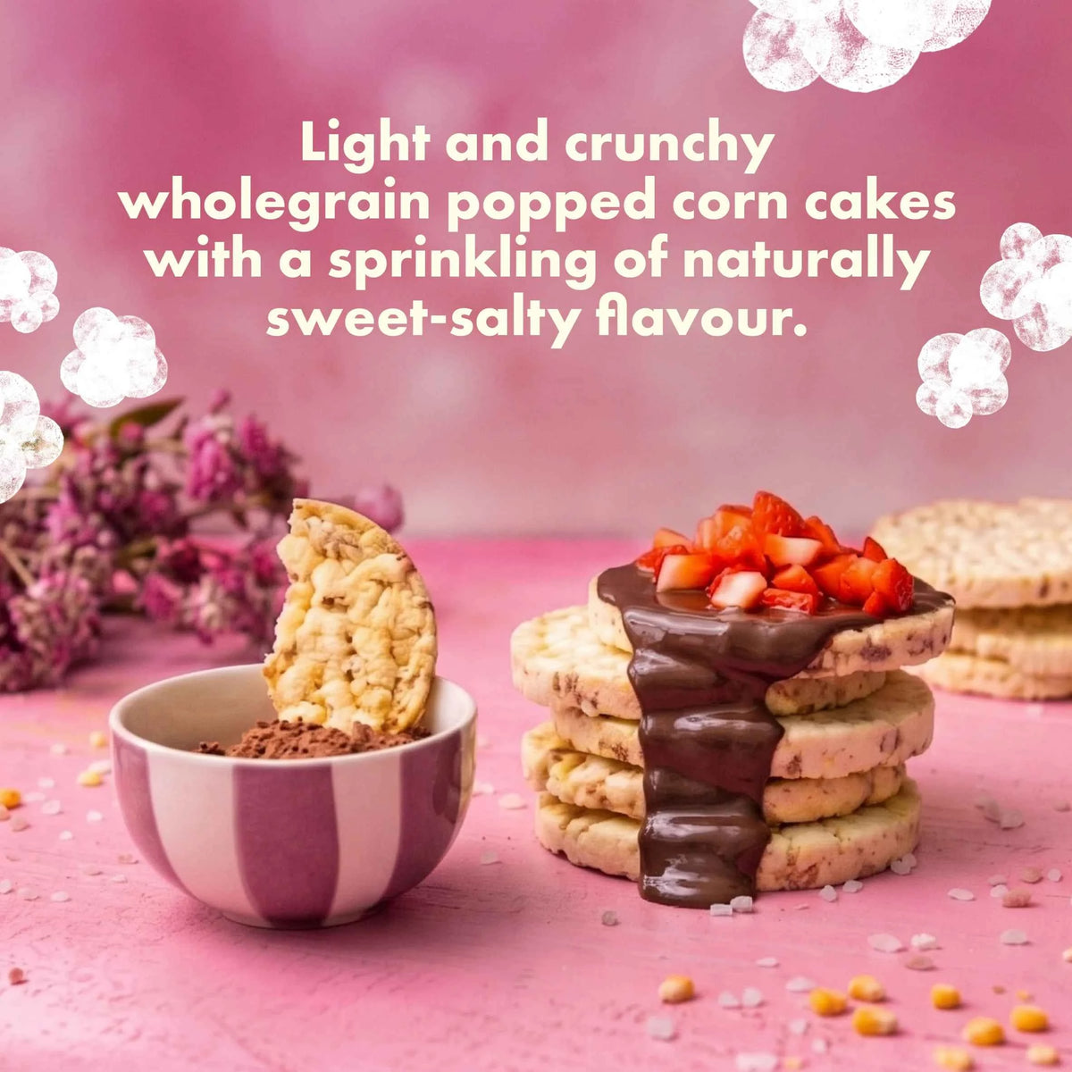 kallo Sweet & Salty Popped Corn Cakes 125g