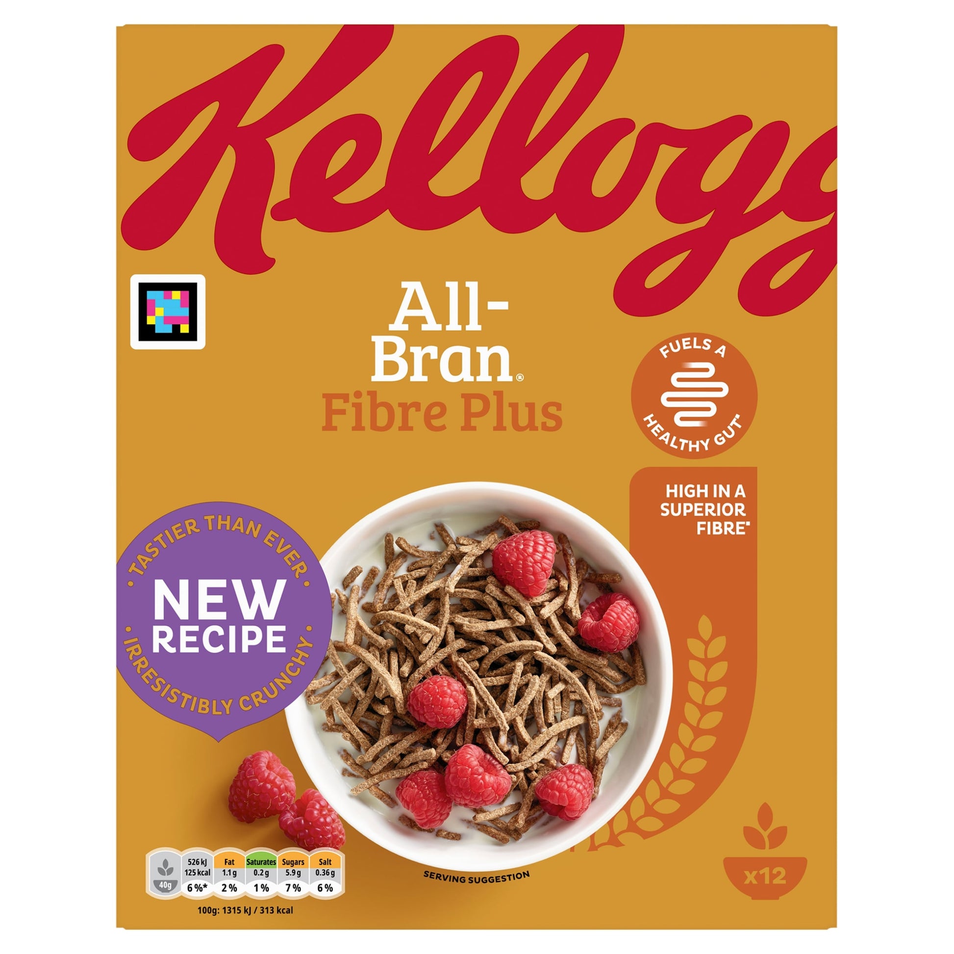 Kellogg's All Bran Fibre Plus Breakfast Cereal 500g — image 1