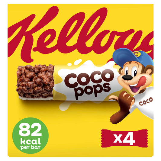 Kellogg's Coco Pops Chocolate Cereal Milk Snack Bars 4x20g — image 1