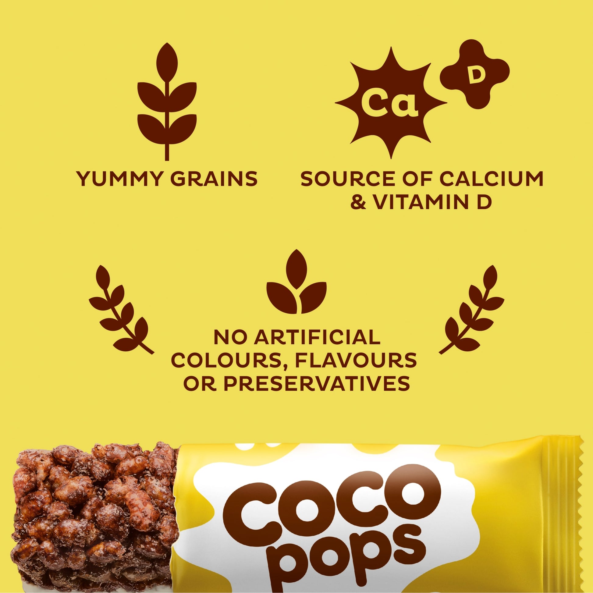 Kellogg's Coco Pops Chocolate Cereal Milk Snack Bars 4x20g — image 2