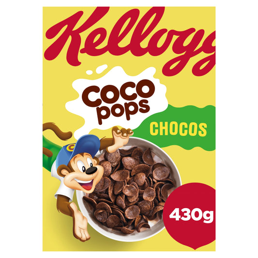 Kellogg's Coco Pops Chocos Chocolate Breakfast Cereal 430g — image 1