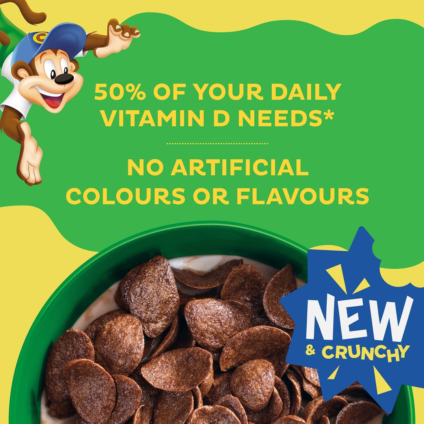Kellogg's Coco Pops Chocos Chocolate Breakfast Cereal 430g — image 2