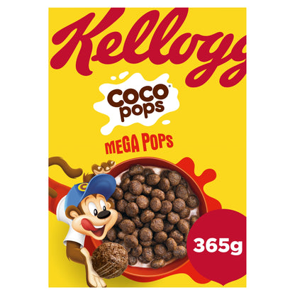 Kellogg's Coco Pops Mega Pops Chocolate Breakfast Cereal 365g — image 1
