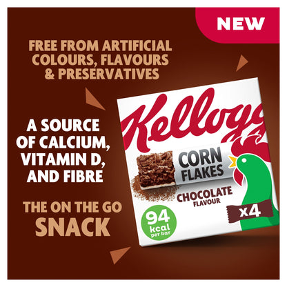 Kellogg's Corn Flakes Chocolate Cereal Milk Snack Bars 4x24g — image 2
