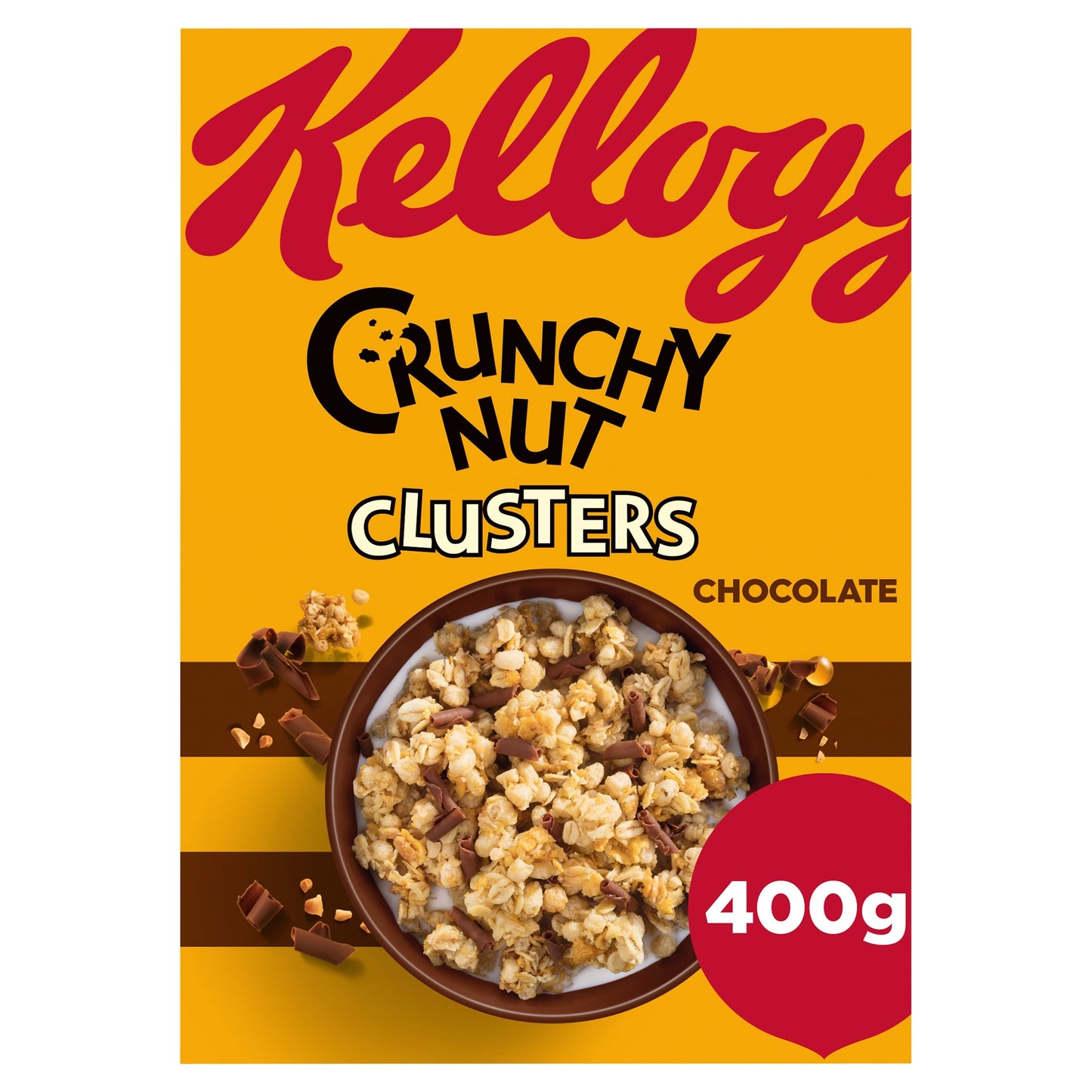 Kellogg's Crunchy Nut Chocolate Clusters Breakfast Cereal 400g — image 1