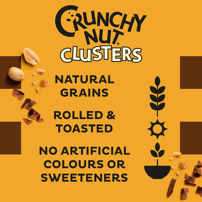 Kellogg's Crunchy Nut Chocolate Clusters Breakfast Cereal 400g — image 2
