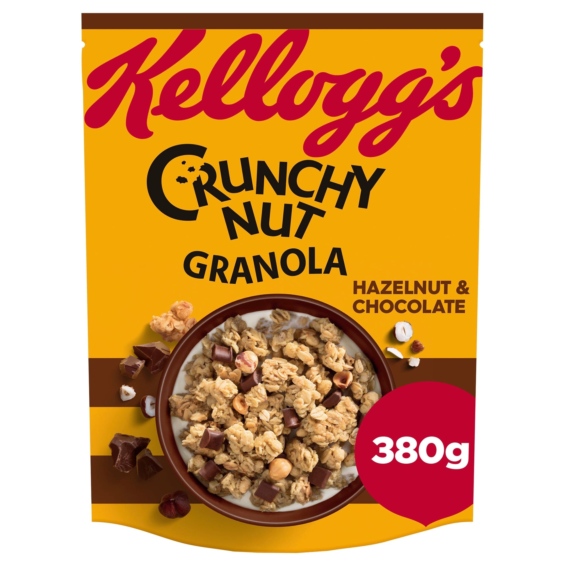 Kellogg's Crunchy Nut Hazelnut & Chocolate Breakfast Granola 380g — image 1