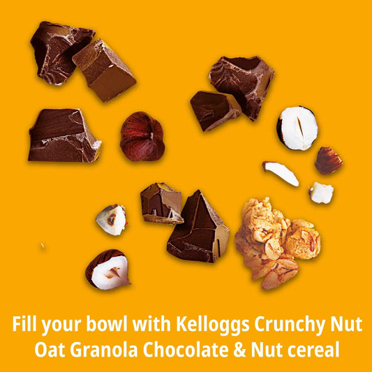 Kellogg's Crunchy Nut Hazelnut & Chocolate Breakfast Granola 380g