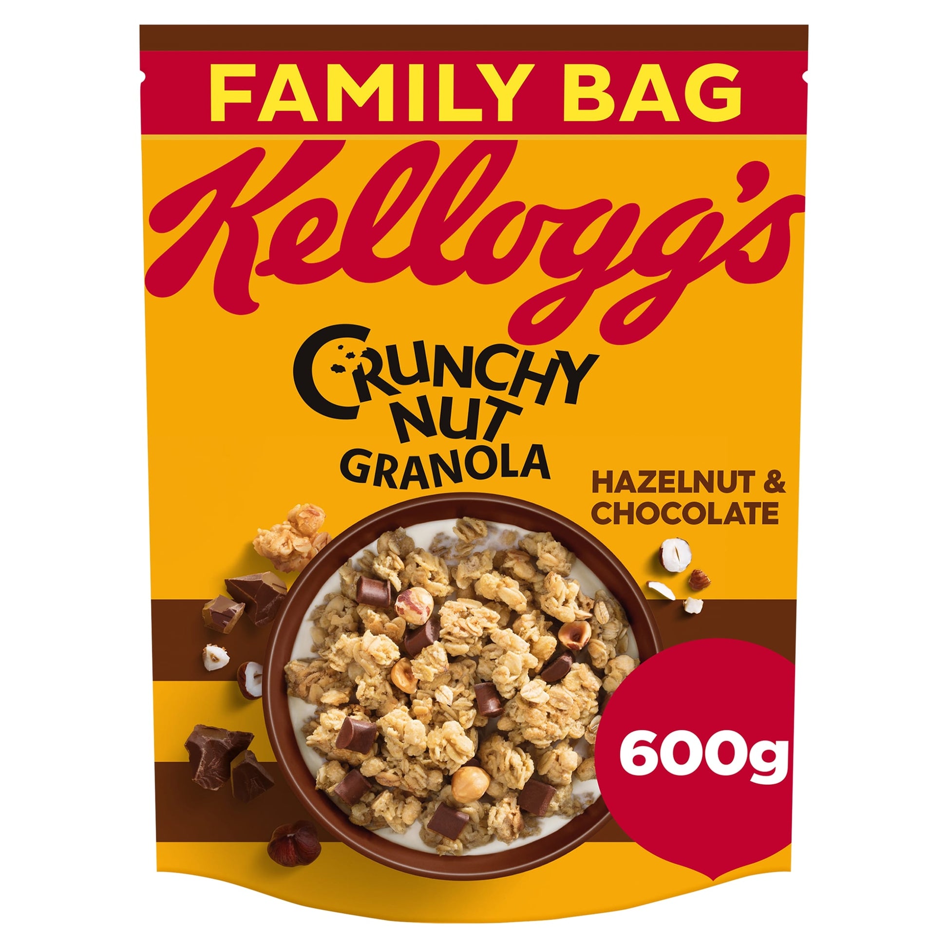 Kellogg's Crunchy Nut Hazelnut & Chocolate Breakfast Granola 600g — image 1