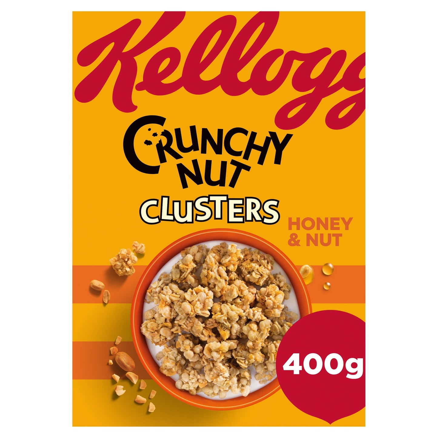 Kellogg's Crunchy Nut Honey & Nut Clusters Breakfast Cereal 400g — image 1