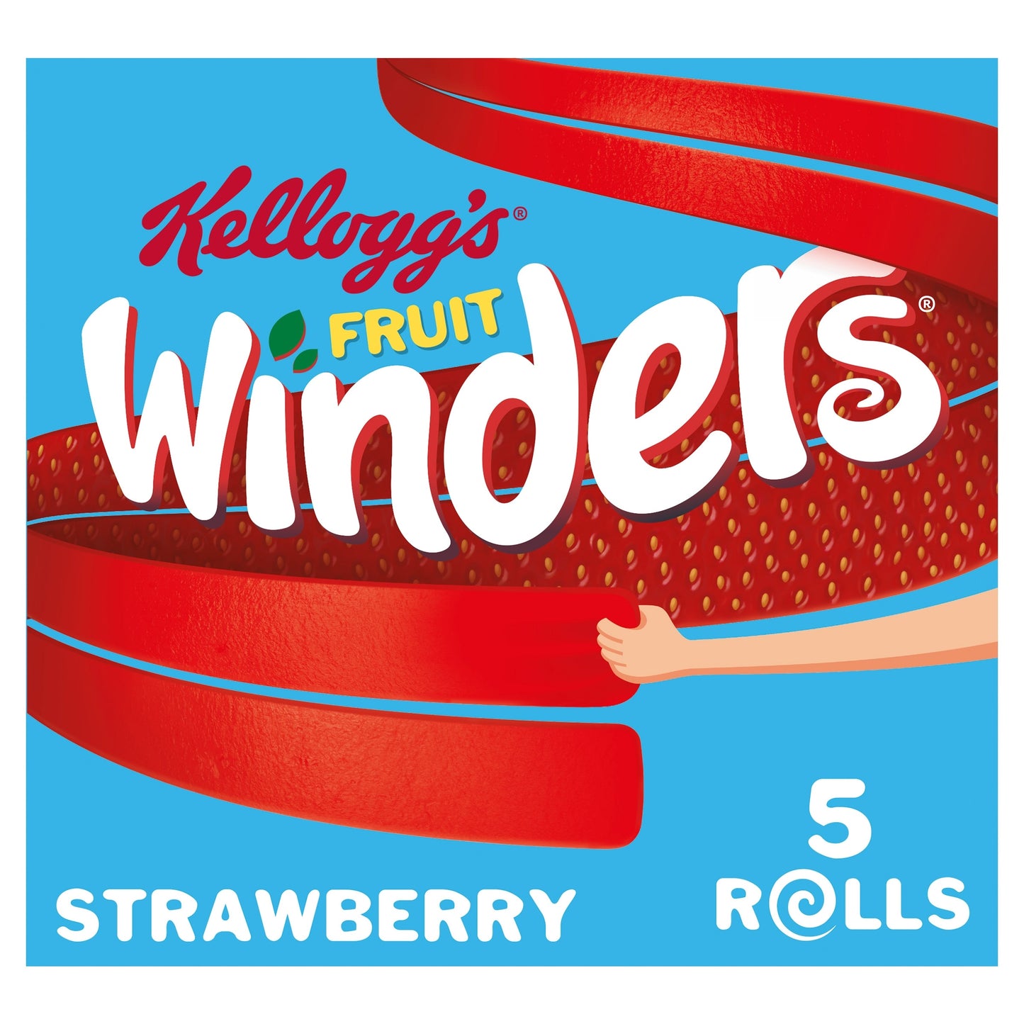 Kellogg's Fruit Winders Strawberry Snack Rolls 5x17g — image 1