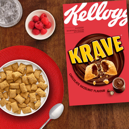 Kellogg's Krave Chocolate Hazelnut Breakfast Cereal 410g — image 3
