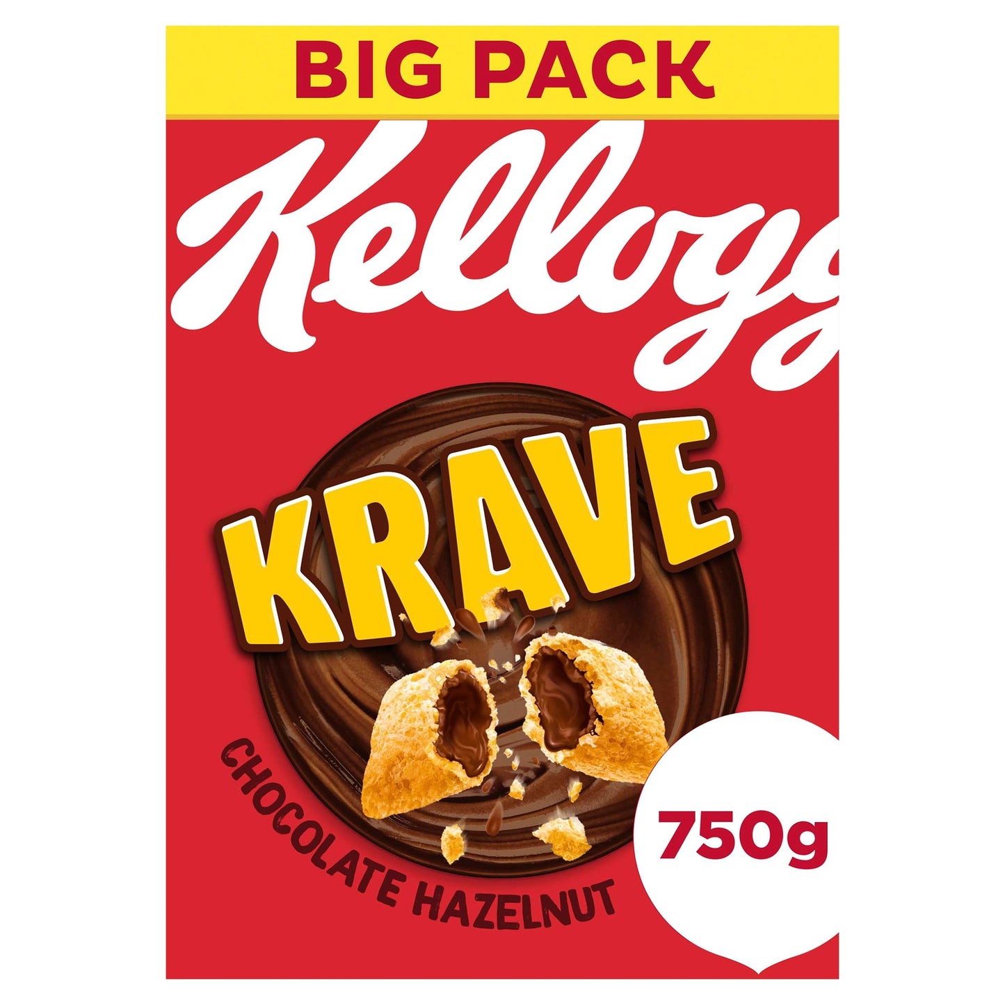 Kellogg's Krave Chocolate Hazelnut Breakfast Cereal 750g — image 1