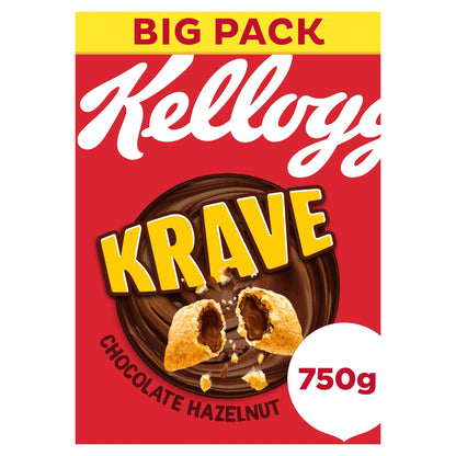 Kellogg's Krave Chocolate Hazelnut Breakfast Cereal 750g — image 1