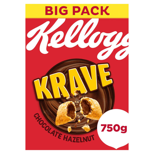 Kellogg's Krave Chocolate Hazelnut Breakfast Cereal 750g — image 1