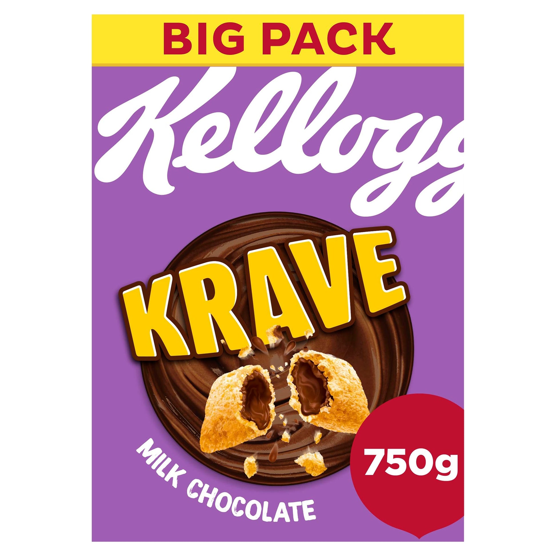 Kellogg's Krave Milk Chocolate Breakfast Cereal 750g — image 1