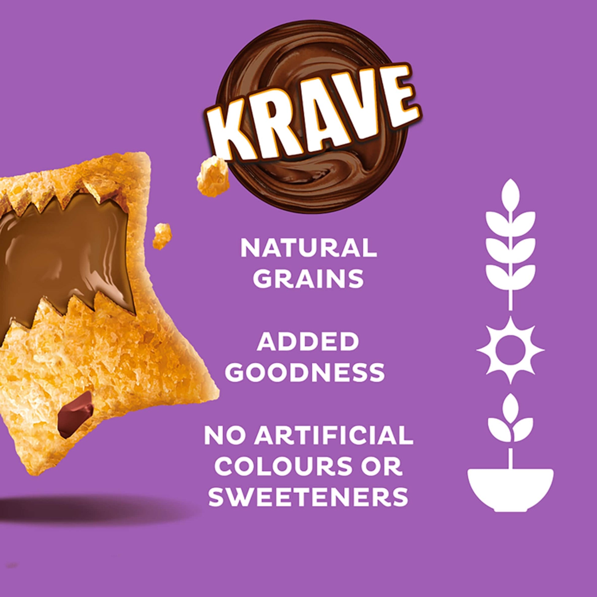 Kellogg's Krave Milk Chocolate Breakfast Cereal 750g — image 2