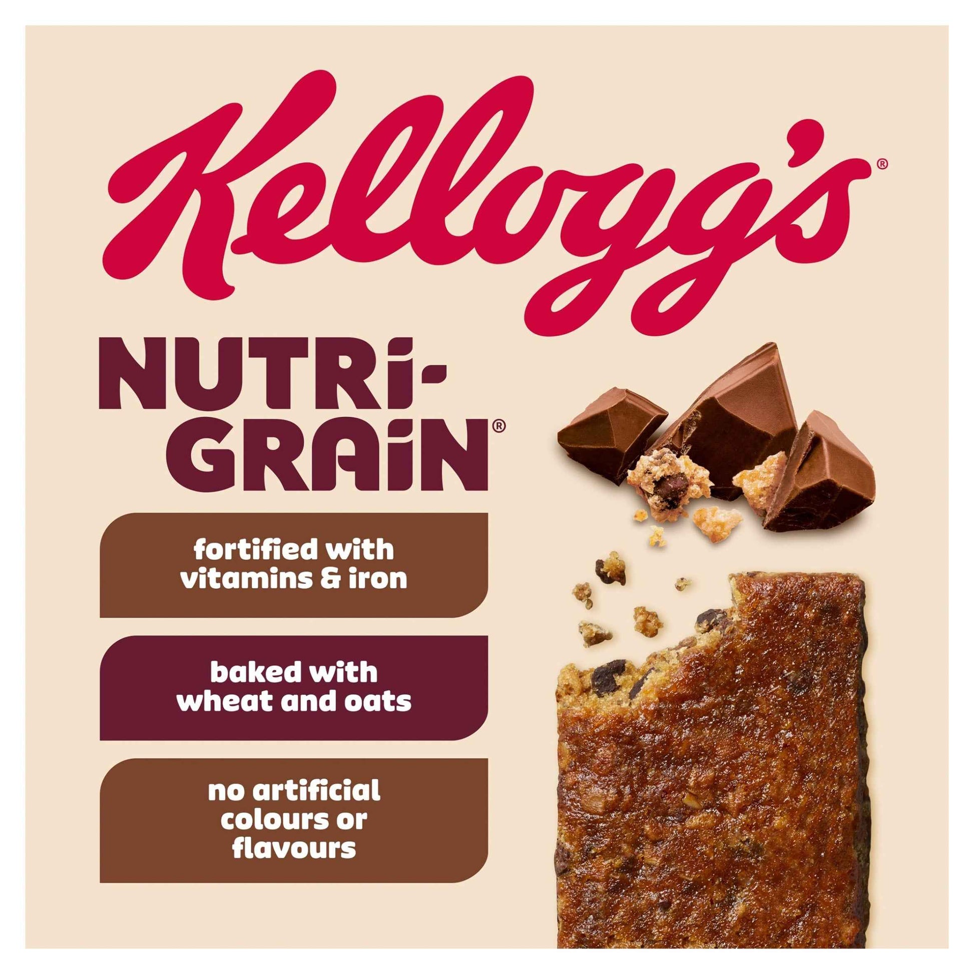 Kellogg's Nutri-grain Bakes Chocolate 4x45g
