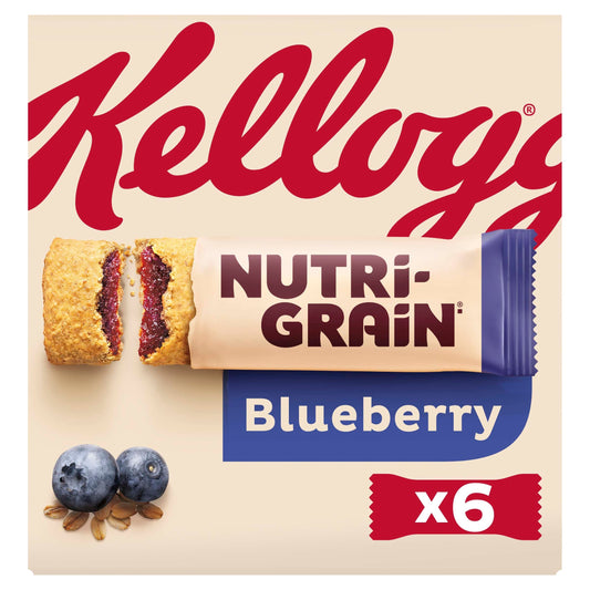 Kellogg's Nutri-Grain Blueberry Snack Bars 6x37g — image 1