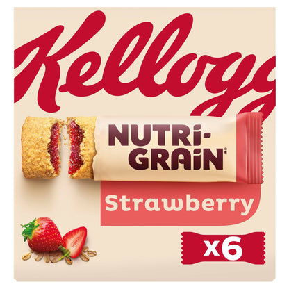Kellogg's Nutri-Grain Strawberry Snack Bars 6x37g — image 1