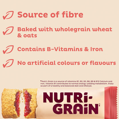 Kellogg's Nutri-Grain Strawberry Snack Bars 6x37g — image 2