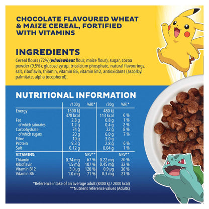 Kellogg's Pokémon Chocolate Flavour Cereal 350g