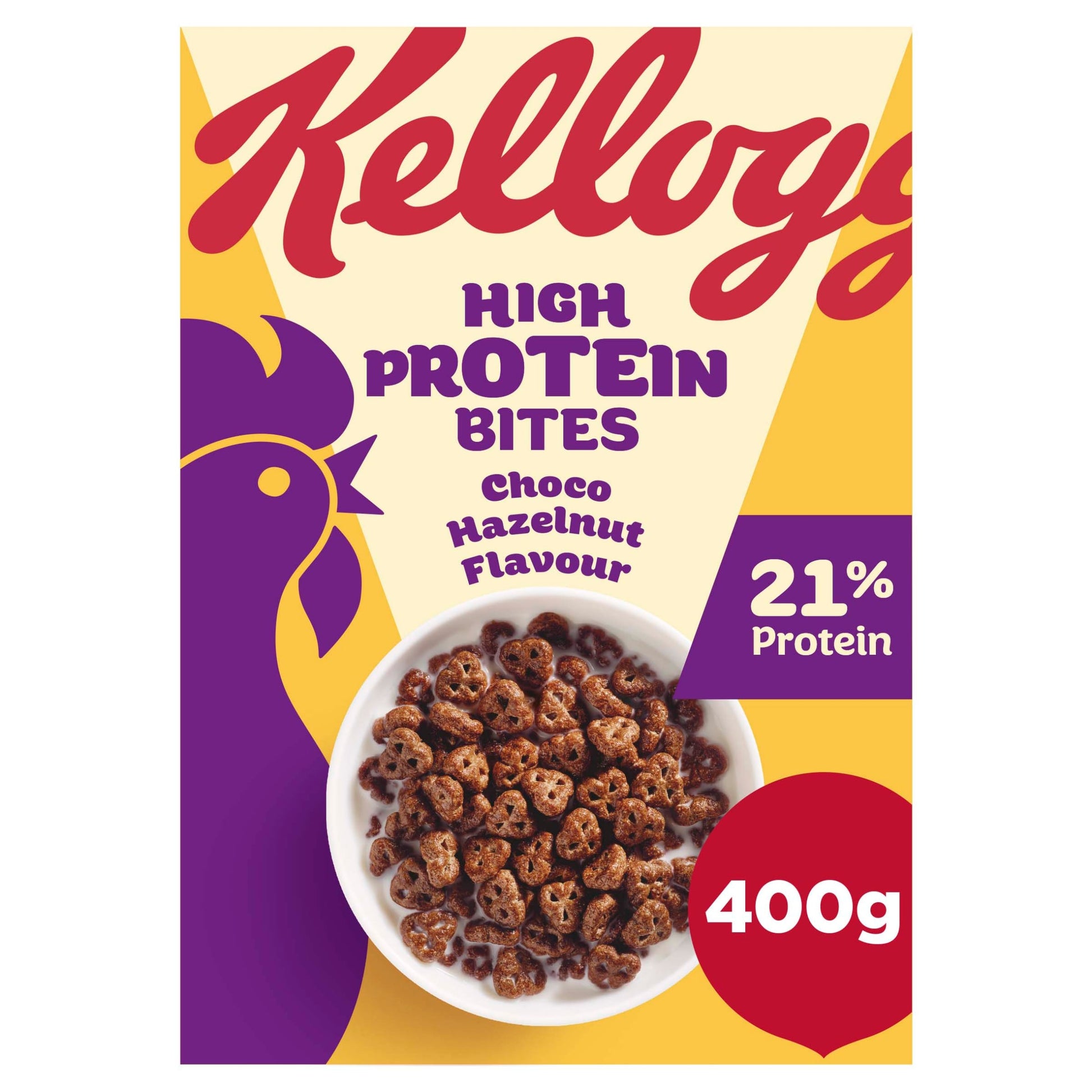 Kellogg's Protein Bites Choco Hazelnut Breakfast Cereal 400g — image 1