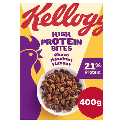 Kellogg's Protein Bites Choco Hazelnut Breakfast Cereal 400g — image 1