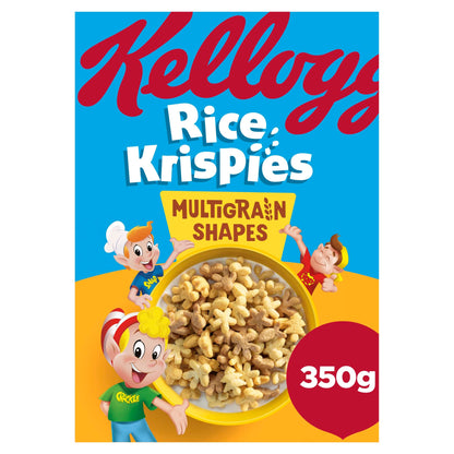 Kellogg's Rice Krispies Multigrain Shapes Breakfast Cereal 350g — image 1