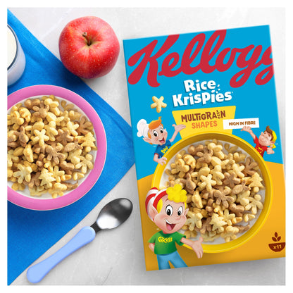 Kellogg's Rice Krispies Multigrain Shapes Breakfast Cereal 350g — image 2