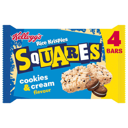 Kellogg's Rice Krispies Squares Cookies & Cream Snack Bars 4x34g — image 1