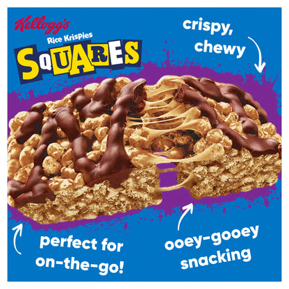 Kellogg's Rice Krispies Squares Honeycomb & Chocolate Snack Bars 4x31g — image 2