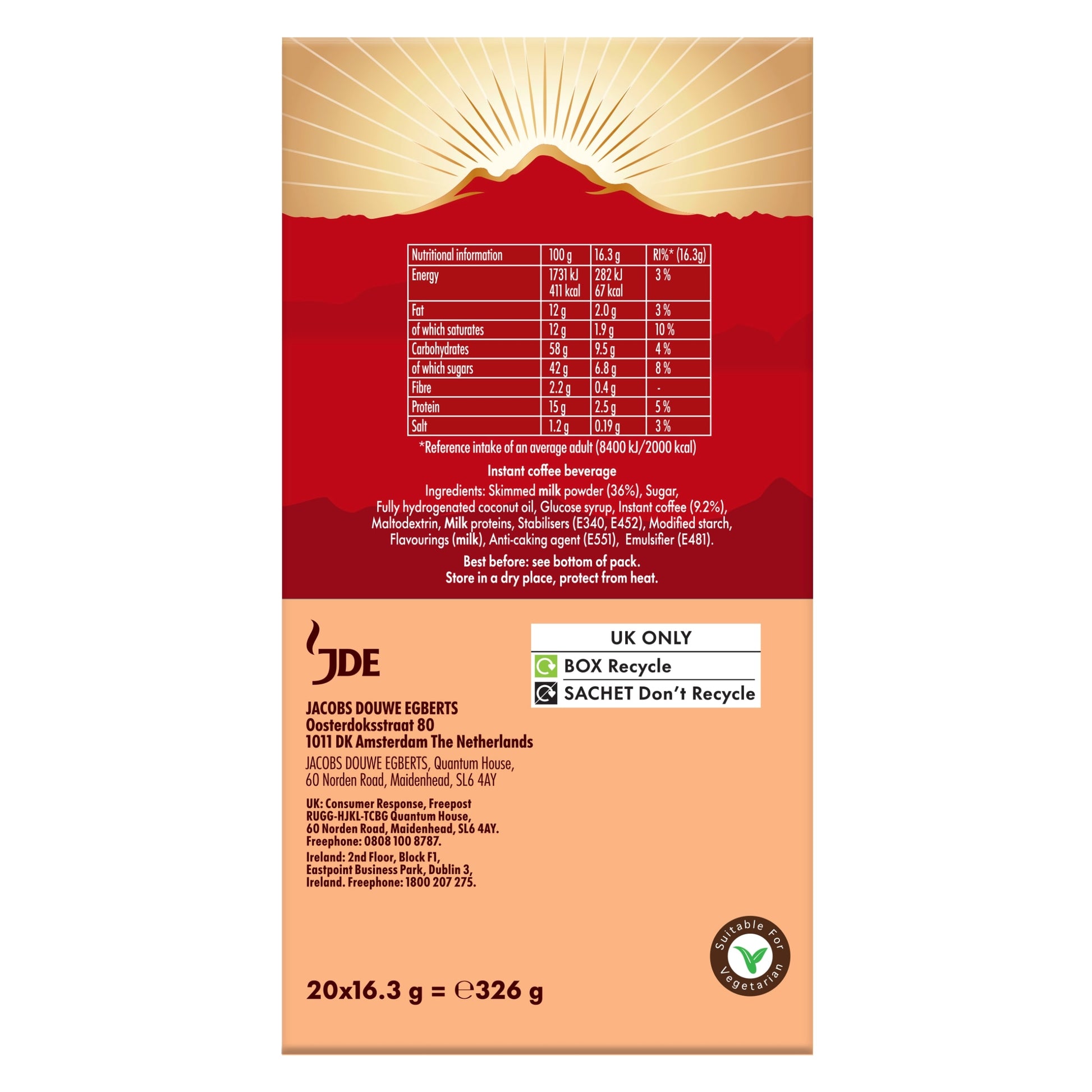 KENCO Classic LATTE 20 SACHETS 326g — image 4