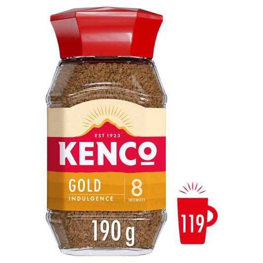 KENCO Gold Indulgence Intensity 8 Instant Coffee 190g