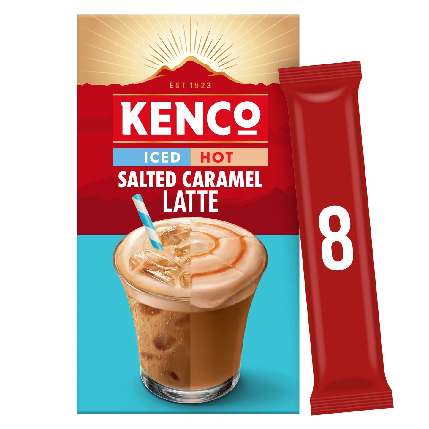 Kenco Iced Or Hot Salted Caramel Latte 8 X 20.3G — image 1